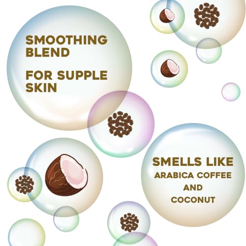 OGX Coconut Coffee Exfoliating Body Scrub – Hydrating & Moisturizing