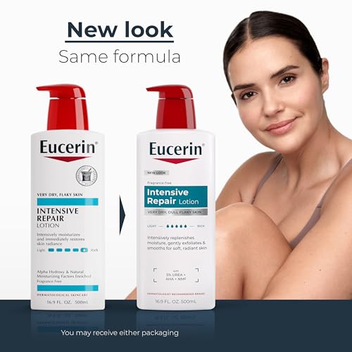 Eucerin Intensive Repair Body Lotion with Urea & AHA, 16.9 FL OZ
