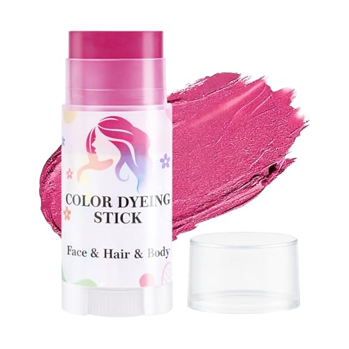 Pink Temporary Hair Color Stick - Waterproof & Washable