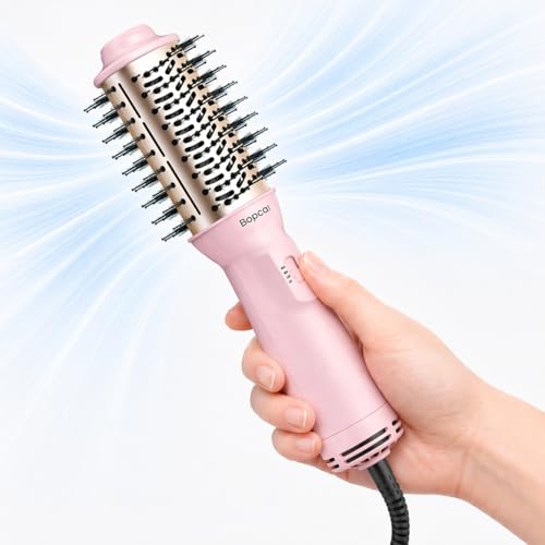 Travel Hair Dryer Brush 2-in-1 Blow Dryer - Dual Voltage 120V-240V
