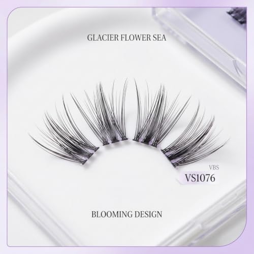 Self-Adhesive Eyelash Clusters 10mm Wispy Volume