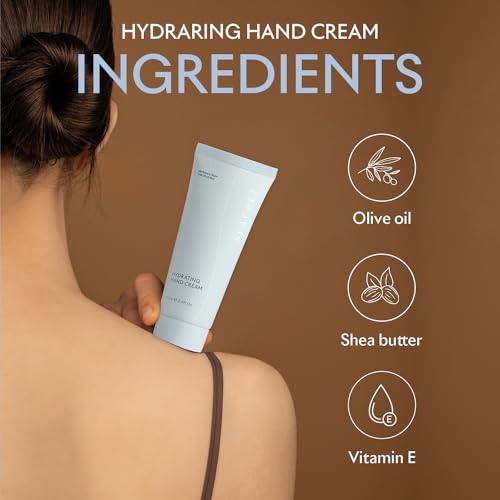 SEACRET Minerals Hand Cream, From The Dead Sea, Shea Butter Deeply Hydrates, Peony Scent, 5.1 Fl Oz / 145 ml