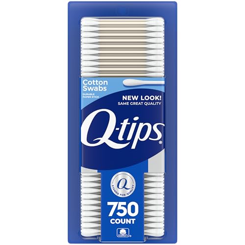 Q-tips Cotton Swabs 750 Count - 100% Cotton