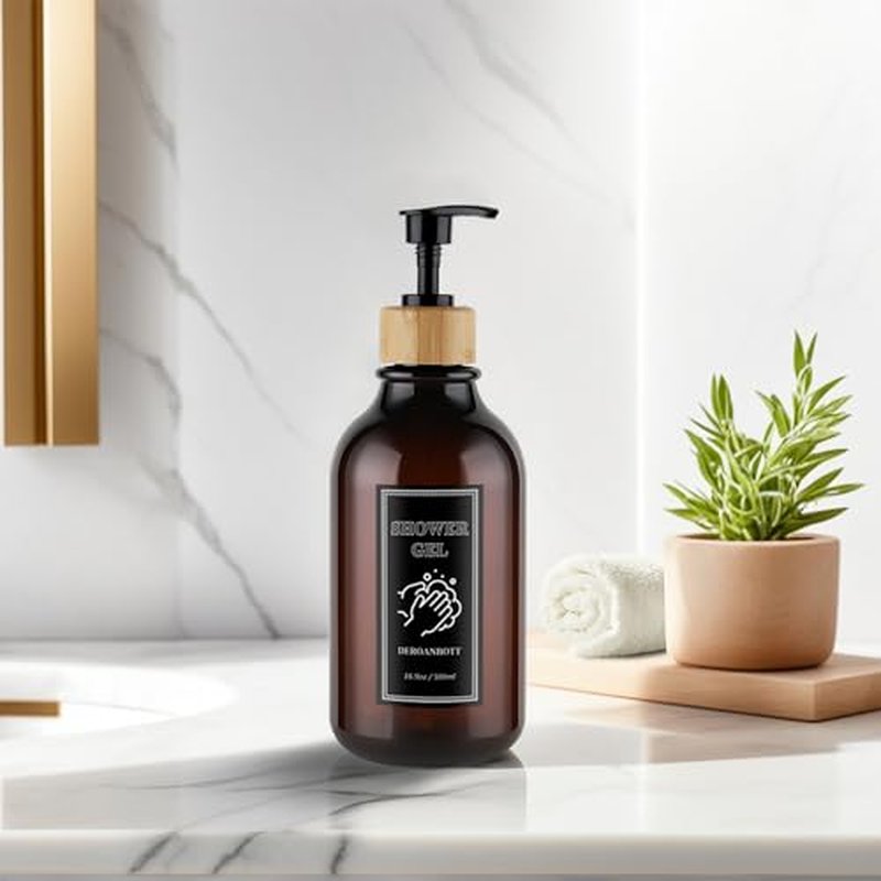 16.9 oz Shampoo & Conditioner Dispenser Pump Bottle