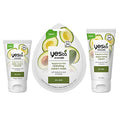 Yes To Avocado Fragrance-Free Bundle, Daily Cream Cleanser, Hydrating Cream Mask, Daily Hand Cream, Perfect Combination To Restore Dry & Parched Skin, Natural, Vegan & Cruelty Free, 3 Piece set