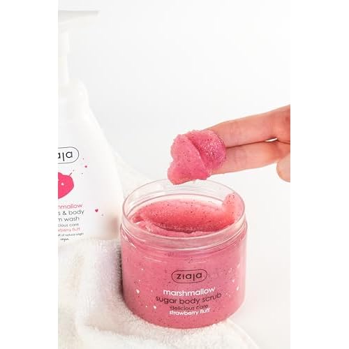 Ziaja Marshmallow Strawberry Fluff - Body Sugar Scrub