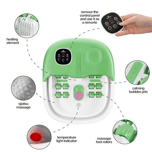 Medical King Foot Spa with Heat, Jets & Massage Rollers