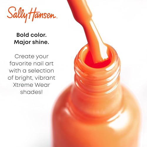 White On Nail Polish - Sally Hansen Xtreme Wear, Semi Opaque, Long Lasting, 0.4 Fl Oz - Variation 139