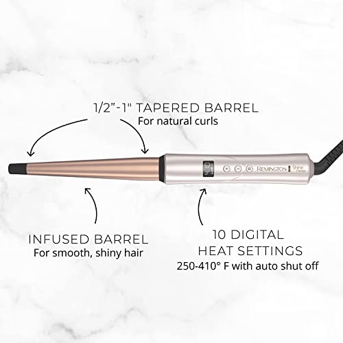 Remington Argan Oil & Keratin Curling Wand ½-1 Inch