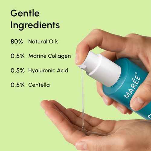MAREE Deep Cleansing Oil for Face - Makeup Remover Oil Cleanser for Face Skincare - Centella Cleansing Oils Non-Comedogenic - Makeup Blackhead Remover - Pore Cleaner Facial Wash for Sensitive Skin