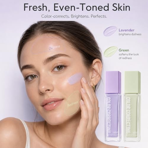 Color Correcting Primer Stick - Green & Purple Concealer Base