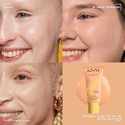 NYX Buttermelt Glaze Skin Tint SPF 30 - 12HR Wear