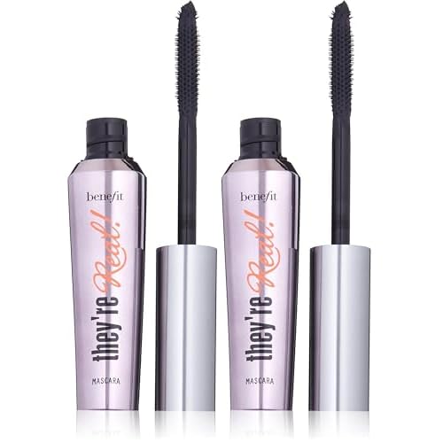 Benefit Cosmetics They're Real Beyond Mascara Black .3 Ounce (Pack of 2)