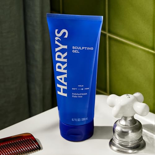 Harry's Hair Gel for Men, Hair Gel with Firm Hold & Polished Finish, 6.7 Fl Oz, 3 Pack
