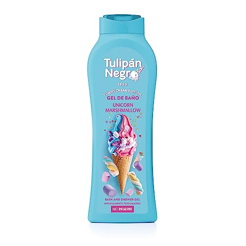 Tulipan Negro Unicorn Marshmallow Shower Gel, 21.0 fl oz - Delightful Scent, Nourishing and Moisturizing Body Wash