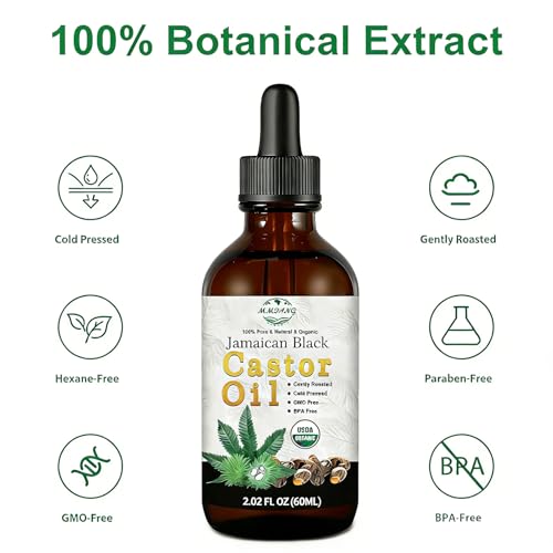 Jamaican Black Castor Oil for Hair Growth & Lashes