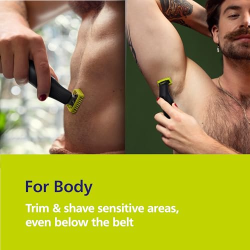 Norelco Philips OneBlade Pro Face & Body Trimmer Travel Kit with Case