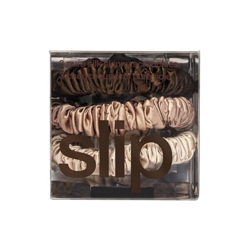 SLIP Silk Scrunchies Set of 3 - Anti-Crease Hair Ties