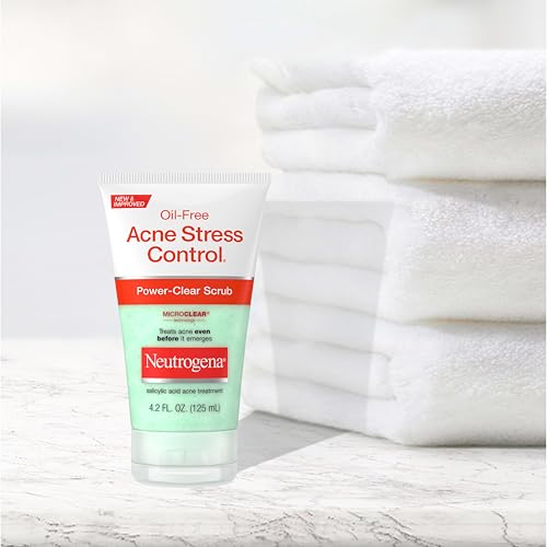 Neutrogena Oil-Free Acne Scrub, 2% Salicylic Acid, 4.2 fl oz