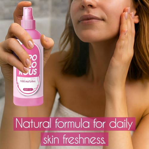 HOCl Hypochlorous Acid Spray Pure 250 ml / 8.4 oz ? Natural Skin & Face Mist ? Gentle Refreshing Formula for Cleansing, Soothing & Deodorizing ? Alcohol-Free & pH Balanced