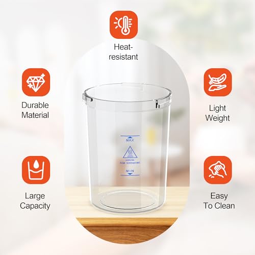 SalonDepot Water Jar for Facial Steamer Universal Plastic Water Cup 2 PCS
