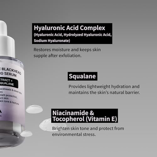 NIDA Black Rice Exfoliating Serum | 50ml Face Scrub for All Skin