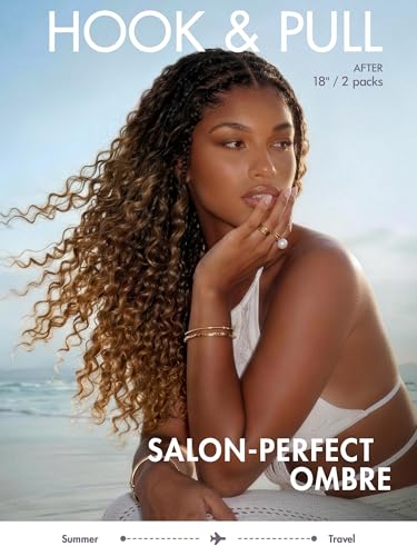 LUVME Deep Wave Crochet Hair 16 Inch 100% Human