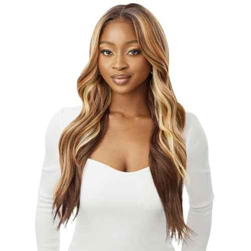 Outre Lace Front Wig - Perfect Hair Line 13X6 - Lorena (DRFF4/COPPER BALAYAGE)