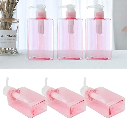 Refillable Pump Bottle Dispenser Set - 100ml Shampoo & Conditioner