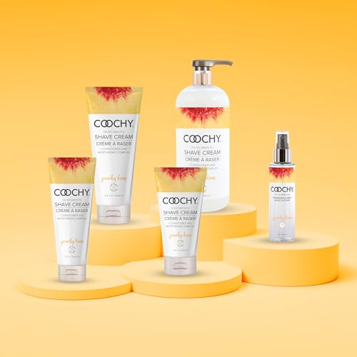 Coochy Moisturizing Shave Cream for Sensitive Skin - 3.4 Fl Oz - Peachy Keen