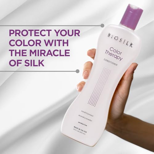 BioSilk Color Therapy Conditioner 12 oz | Color-Safe Moisturizing