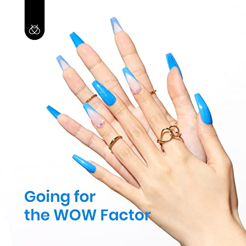 Beetles D - Creme Blue / Aquarius Blue 15ml Gel Nail Polish