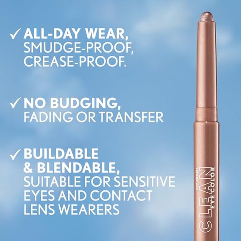 CoverGirl Clean Eye Color Stick, Golden Toffee Shimmer