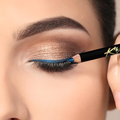 Khasana Waterproof Eyeliner Pencil - Smudge-Proof, Blue #12