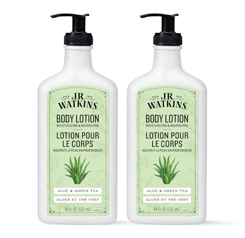 J.R. Watkins Daily Moisturizing Body Lotion 2 Pack - Aloe & Green Tea