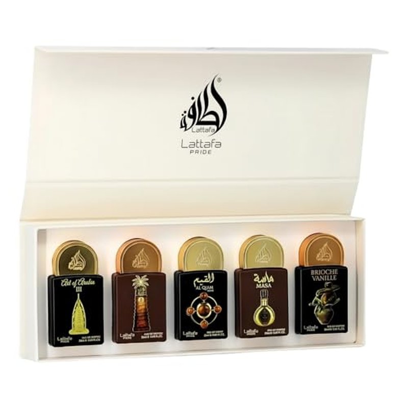 Lattafa Gift Set Collection Eau De Parfum - 5 x 20ml Long-Lasting Scents