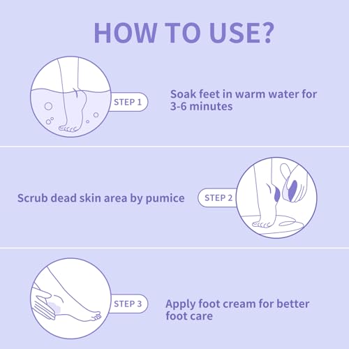 Disposable Foot Pumice Stone Callus Remover Sponge for Pedicure - 40 Pack
