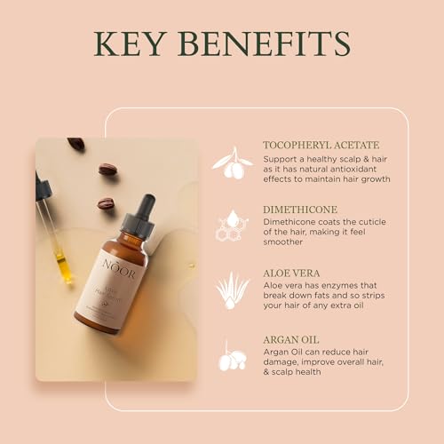 NOOR Hair Growth Serum with Argan Oil for Hair Loss