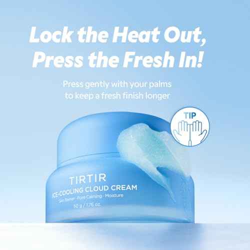 TIRTIR Ice-Cooling Cloud Cream | -4.36¡ÆC Instant Cool Down Firming Face Moisturizer for Day and Night Korean Skincare (1.76 Fl Oz)