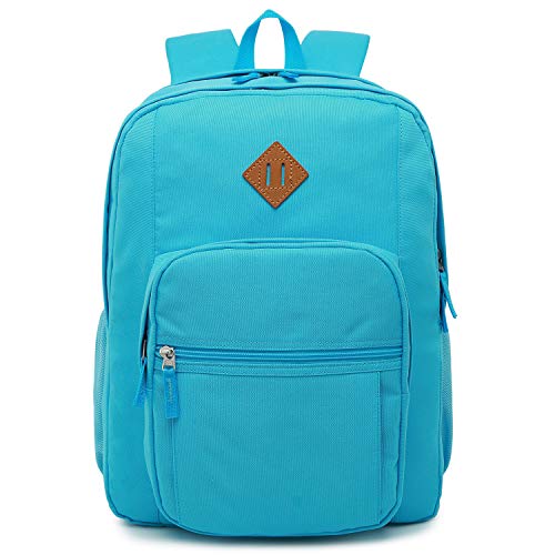 abshoo Classical Basic Womens Travel Backpack For College Men Water Resistant Bookbag (PowDerBlue)