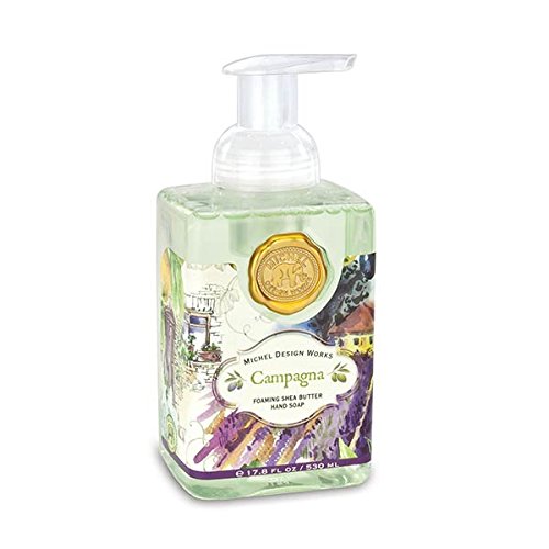 Michel Design Works Green Tomato Leaf Scented Foaming Hand Soap, Campagna