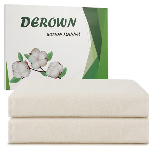 Organic Cotton Flannel for Castor Oil Packs - 2 Pack