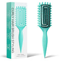 Curly Hair Brush with Boar Bristles - Detangling & Curl Defining