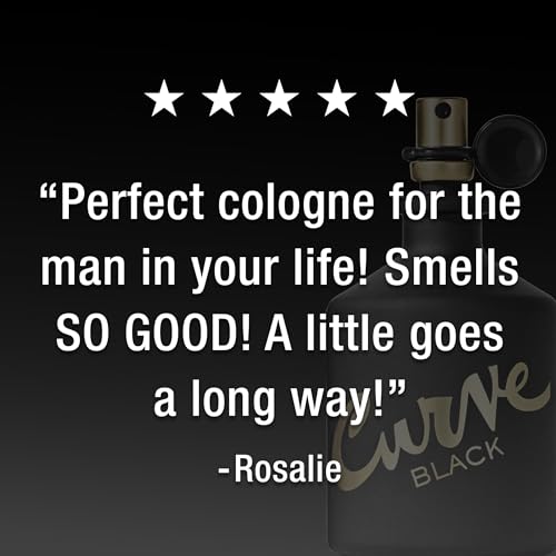 Curve Black Men's Cologne Spray - Masculine Fragrance, 4.2 fl oz