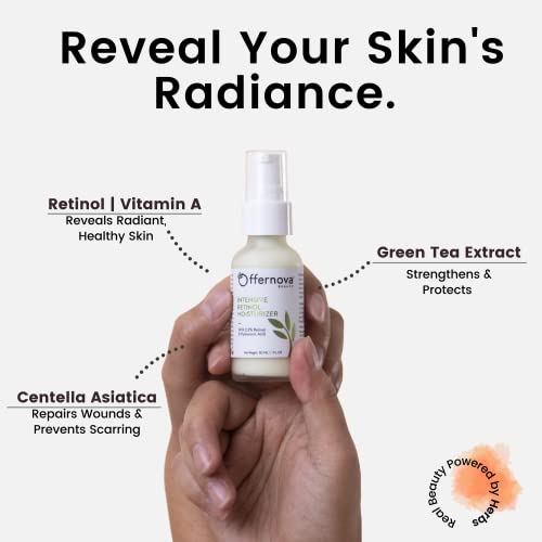 Intensive Retinol Moisturizer - Deep Hydration Night Cream 2.5% Vitamin A & Hyaluronic Acid + Vitamin E - Crema Humectante Intensiva de Retinol - Antiarrugas con ?cido Hialur?nico y Vitamina E