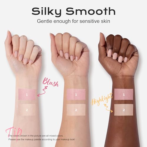 Color Nymph Blush & Highlighter Palette - Shimmer Mermaid