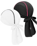 GXCROR Cooling Skull Cap Durag Bandana - Sweat-Wicking Head Wrap for Cycling & Running