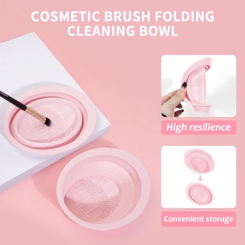 MAANGE 49-Piece Makeup Brush Set with Bag & Blenders