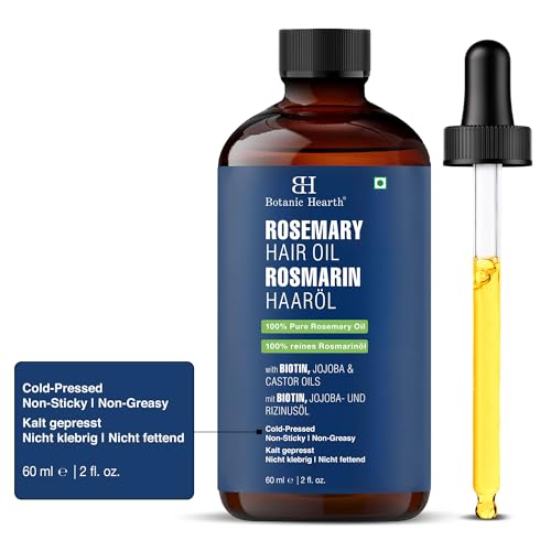 Botanic Hearth Rosemary Oil for Hair Growth with Biotin & Jojoba