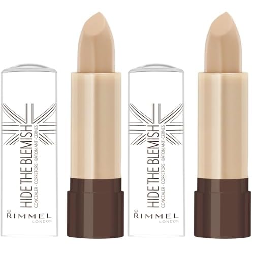 Rimmel Hide The Blemish Concealer, Medium Beige, 0.15 Fluid Ounce (Pack of 2)
